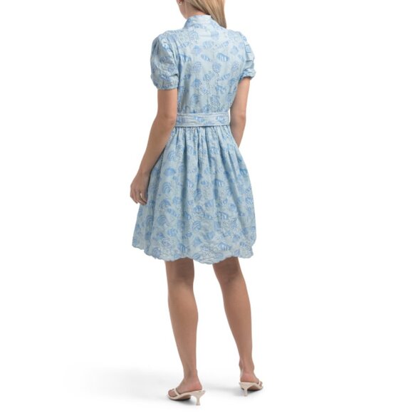 SAIL TO SABLE multi Belted Button Front Tunic Mini Dress - Picture 2 of 2